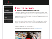 Tablet Screenshot of careersincards.co.uk